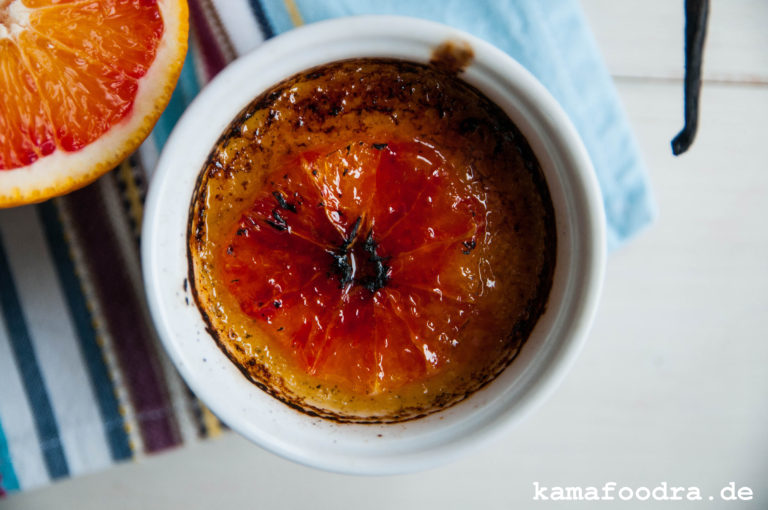 Cracking und Vorfreude: Orangen Crème Brûlée | Kamafoodra
