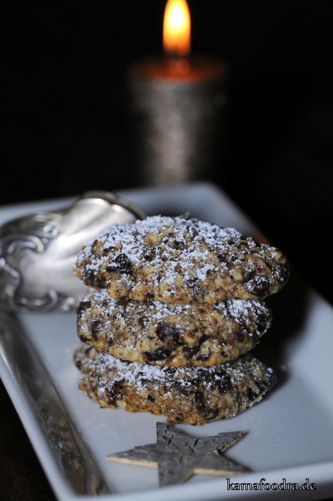 Nachgebacken – Kirsch Mandel Cookies | Kamafoodra
